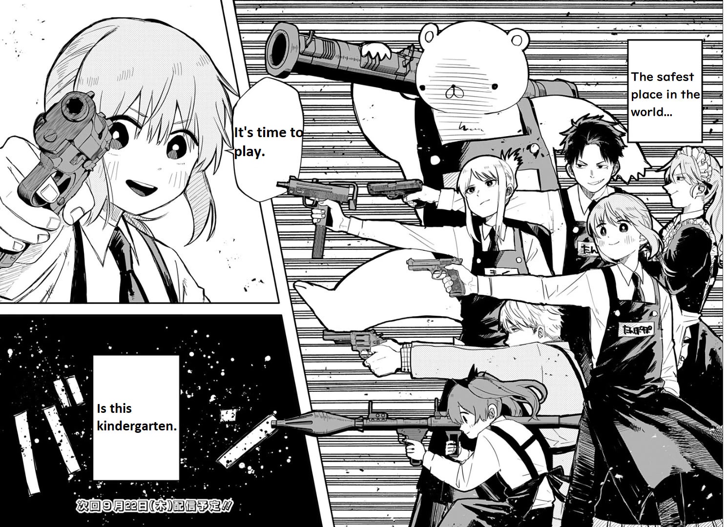 Kindergarten Wars Chapter 1 page 38 - Chapter 1: The handsome man with black hair