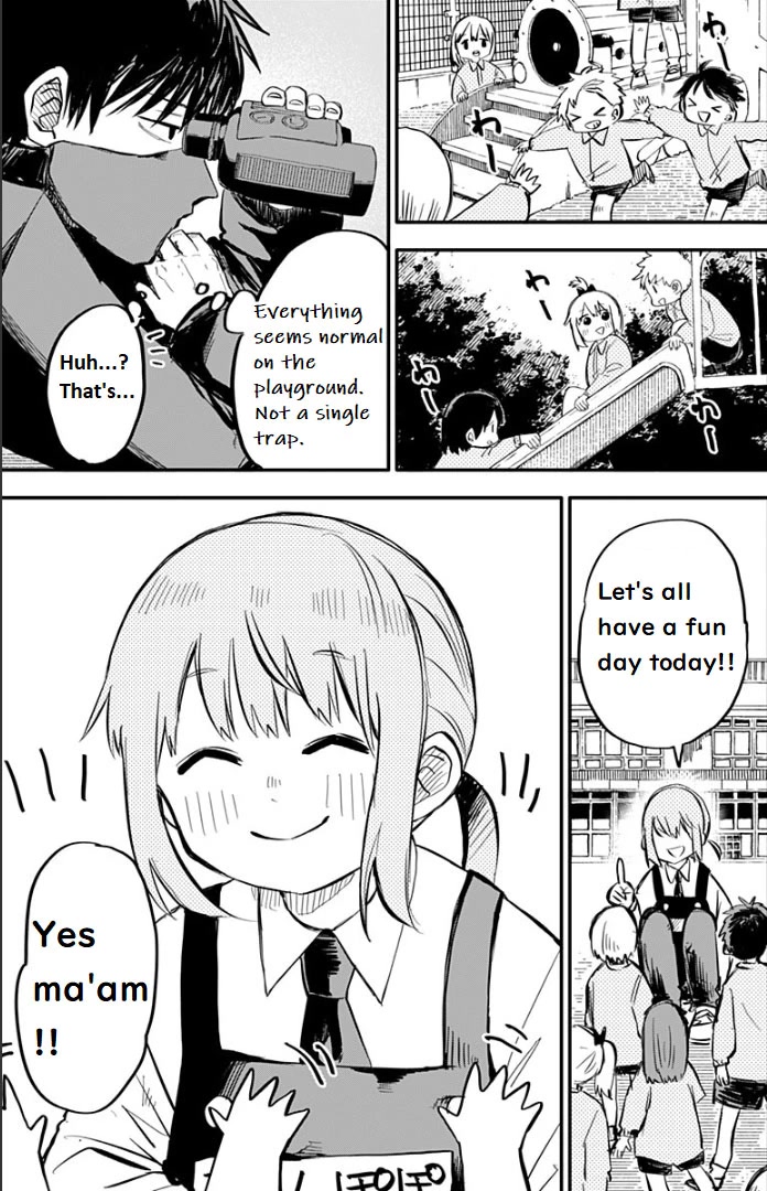 Kindergarten Wars Chapter 1 page 7 - Chapter 1: The handsome man with black hair