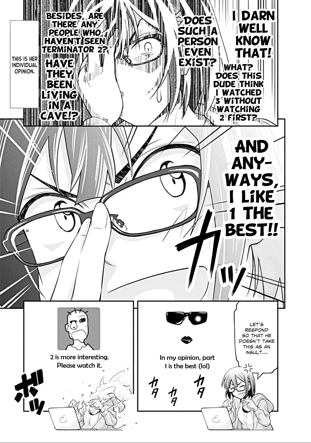 Kine-san no 1-ri de Cinema Chapter 1.2 page 9 - Chapter 1 v2 : Terminator 3: Rise of the Machines