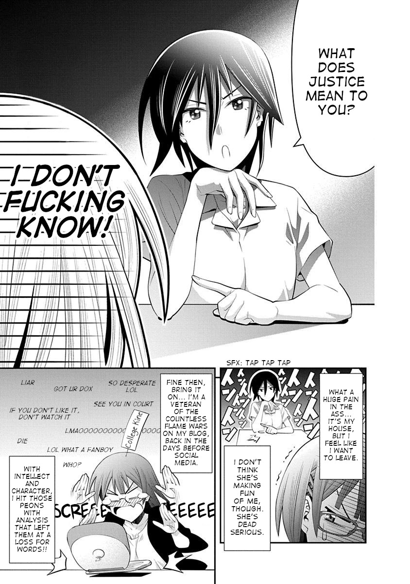 Kine-san no 1-ri de Cinema Chapter 13 page 12 - Chapter 13: The Dark Knight and Superhero Movies