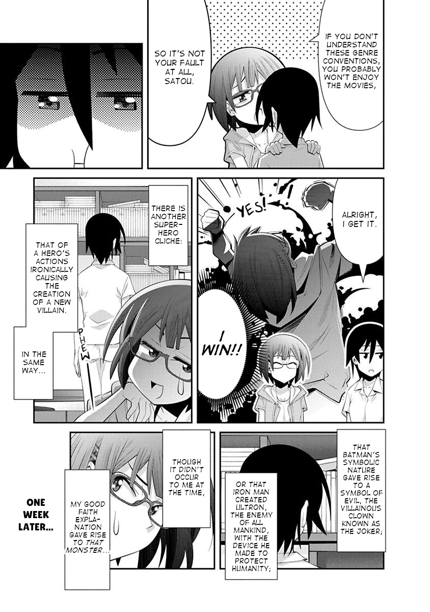 Kine-san no 1-ri de Cinema Chapter 13 page 14 - Chapter 13: The Dark Knight and Superhero Movies