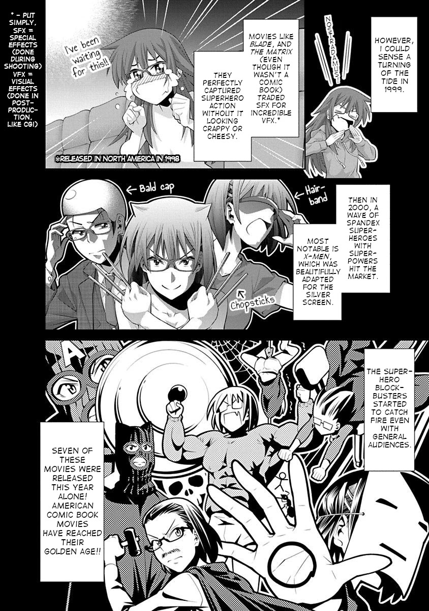 Kine-san no 1-ri de Cinema Chapter 13 page 7 - Chapter 13: The Dark Knight and Superhero Movies