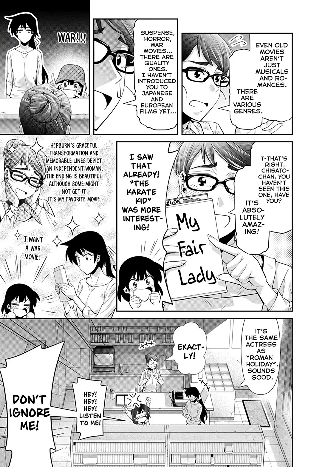 Kine-san no 1-ri de Cinema Chapter 24 page 15 - Chapter 24: My Fair Lady vs. The Karate Kid