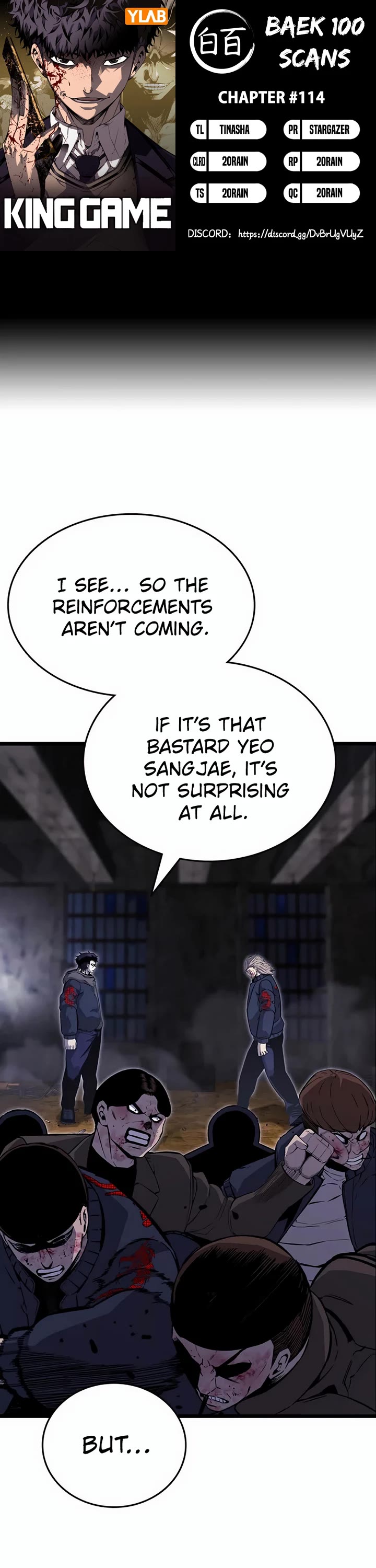 King Game Chapter 114 page 1 - Chapter 114: The Strongest Move