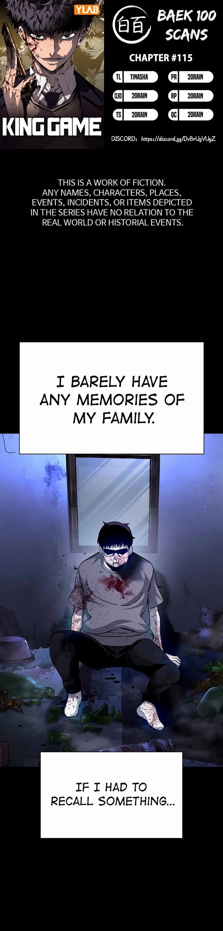 King Game Chapter 115 page 1 - Chapter 115: Blood Ties