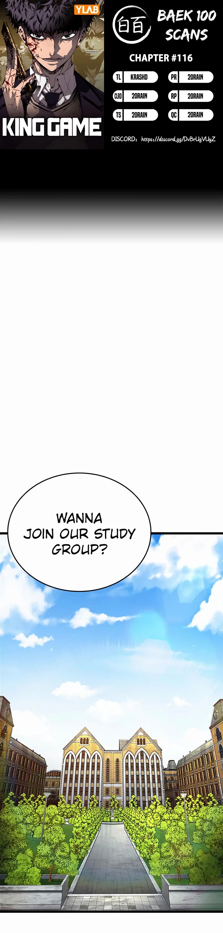King Game Chapter 116 page 1 - Chapter 116: All-Out War