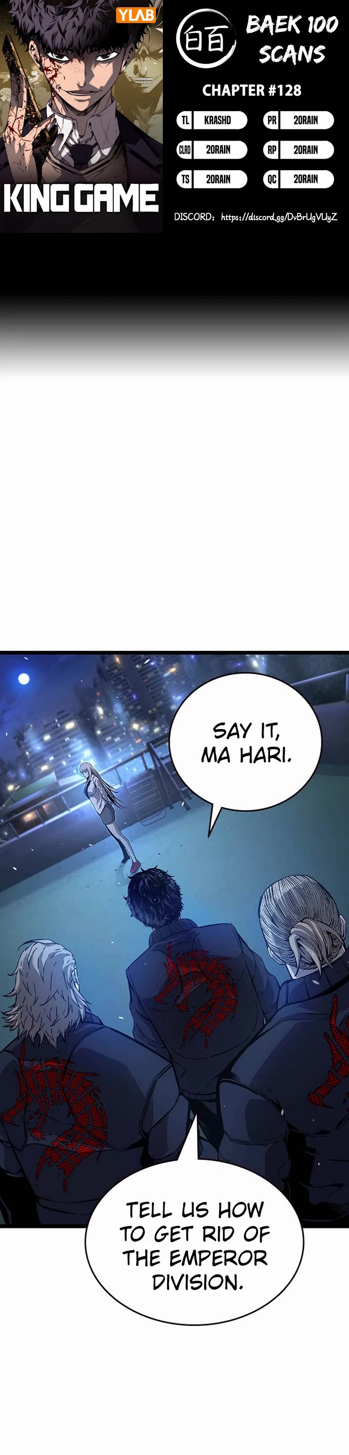 King Game Chapter 128 page 1 - Chapter 128