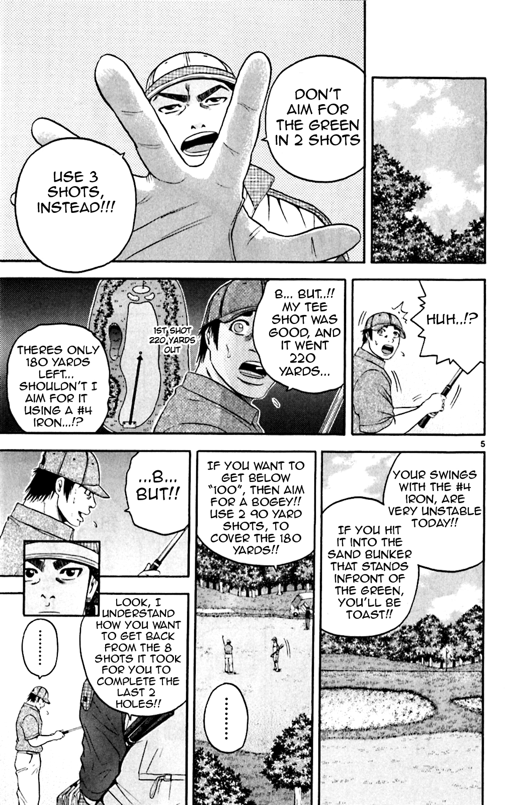 King Golf Chapter 134 page 5 - Chapter 134: The 100 Stroke Wall