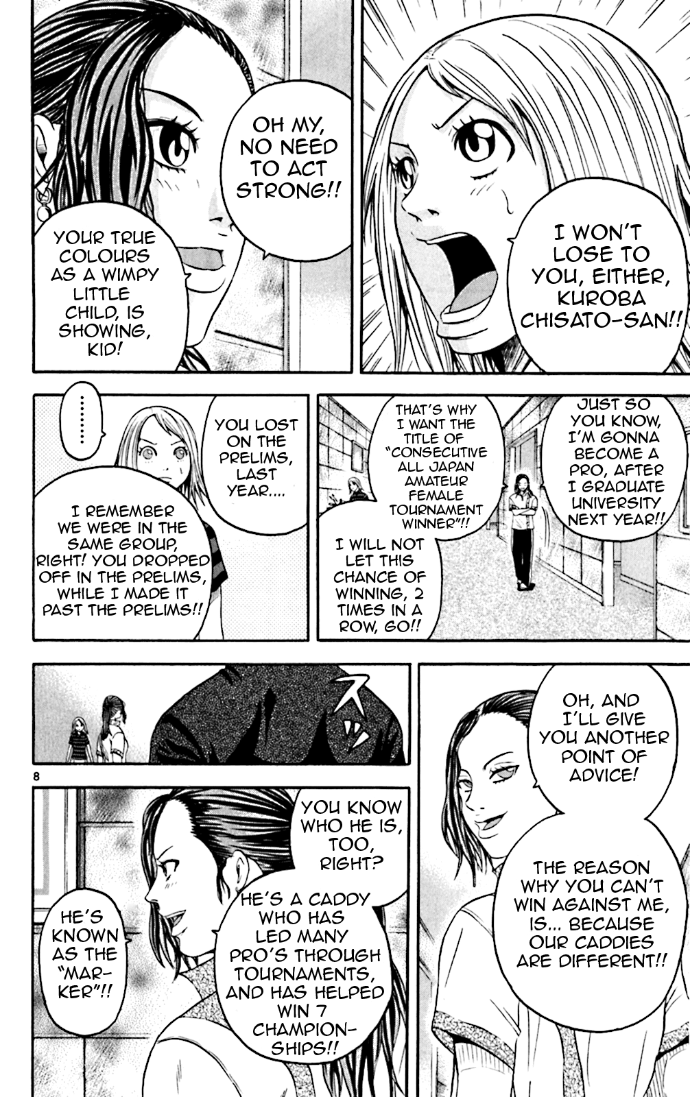 King Golf Chapter 136 page 8 - Chapter 136: The Big Stage