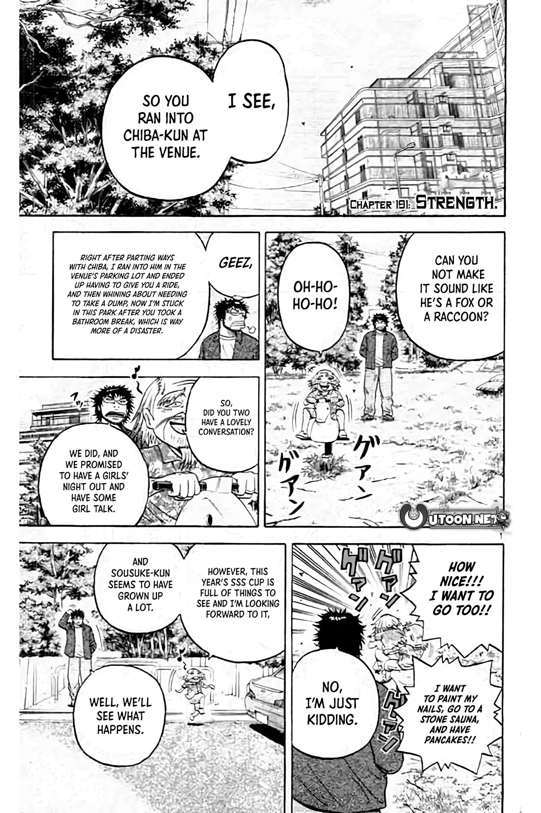 King Golf Chapter 190 page 1 - Chapter 190: Strength