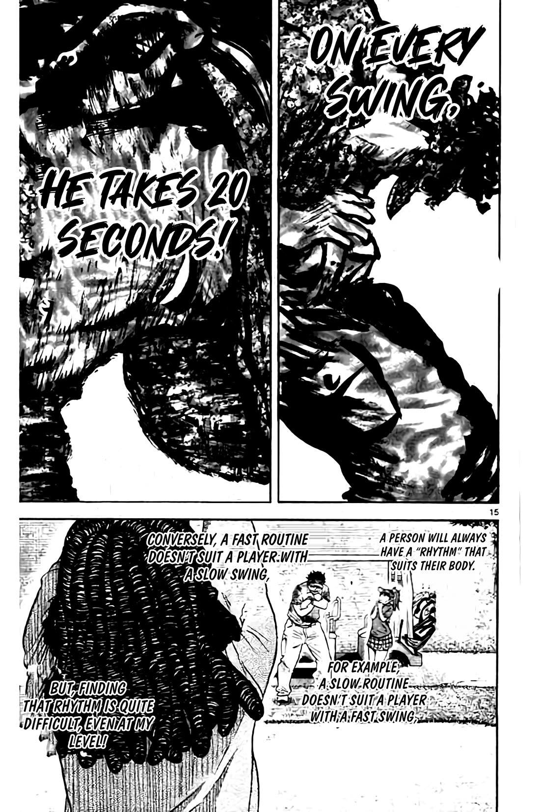 King Golf Chapter 191 page 15 - Chapter 191: Pre-Shot Routine