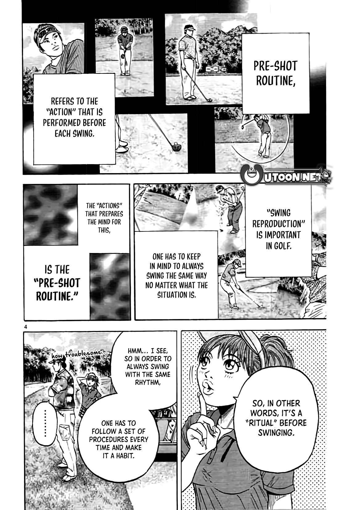 King Golf Chapter 191 page 4 - Chapter 191: Pre-Shot Routine