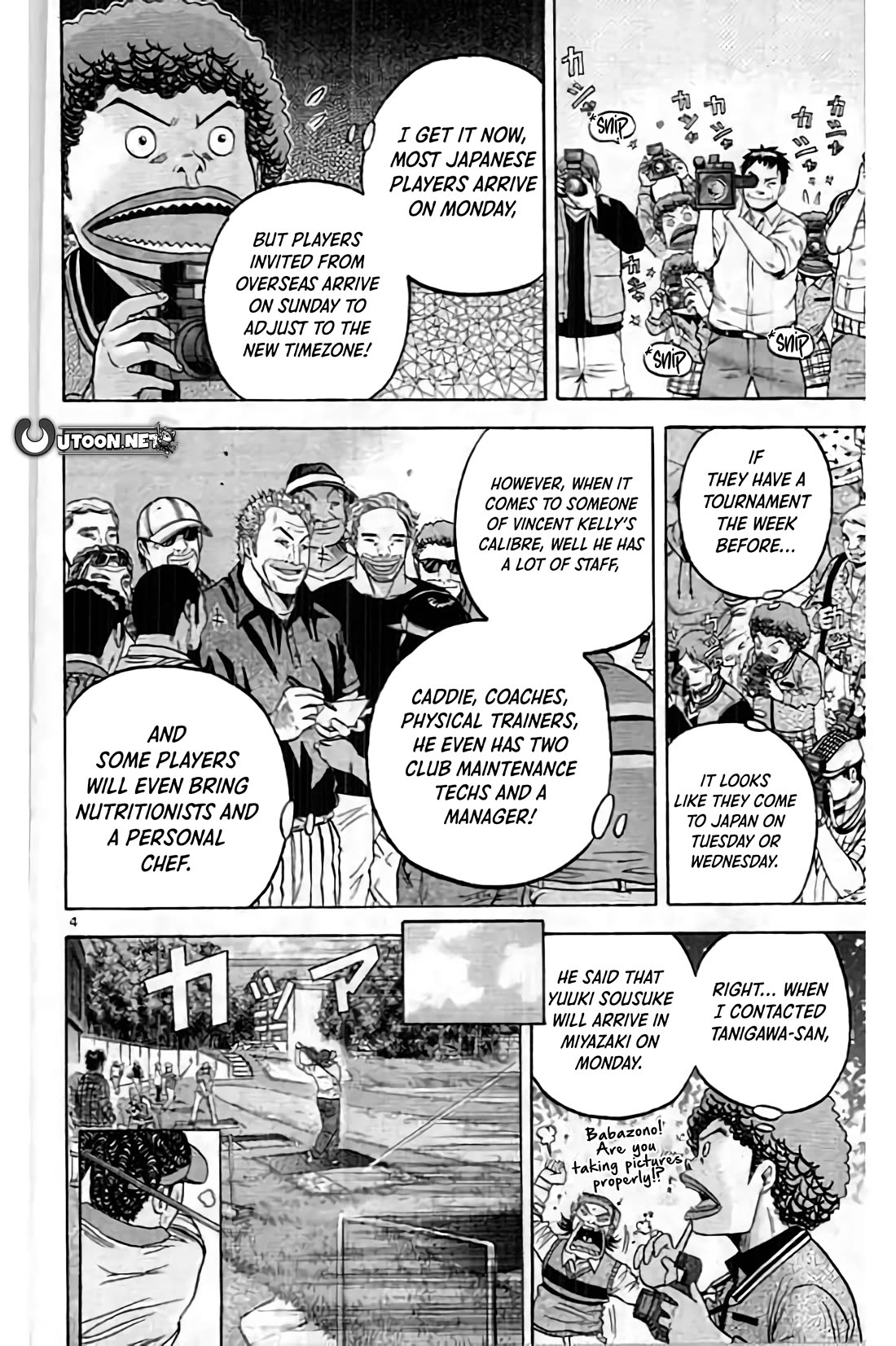 King Golf Chapter 194 page 4 - Chapter 194: Hard Fight!!