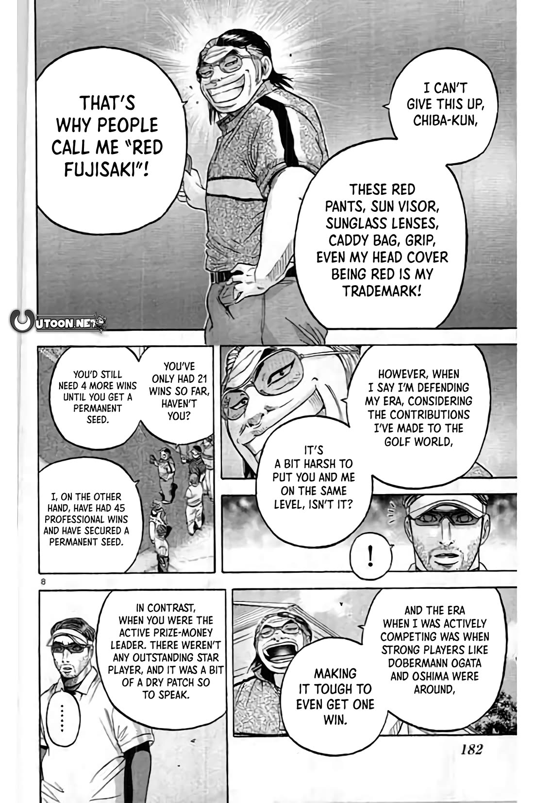 King Golf Chapter 194 page 8 - Chapter 194: Hard Fight!!