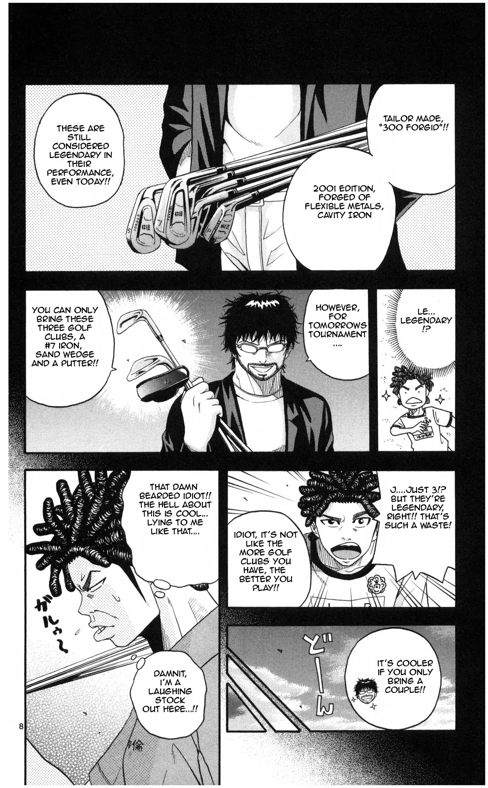 King Golf Chapter 8 page 8 - Chapter 8: Debut Shot