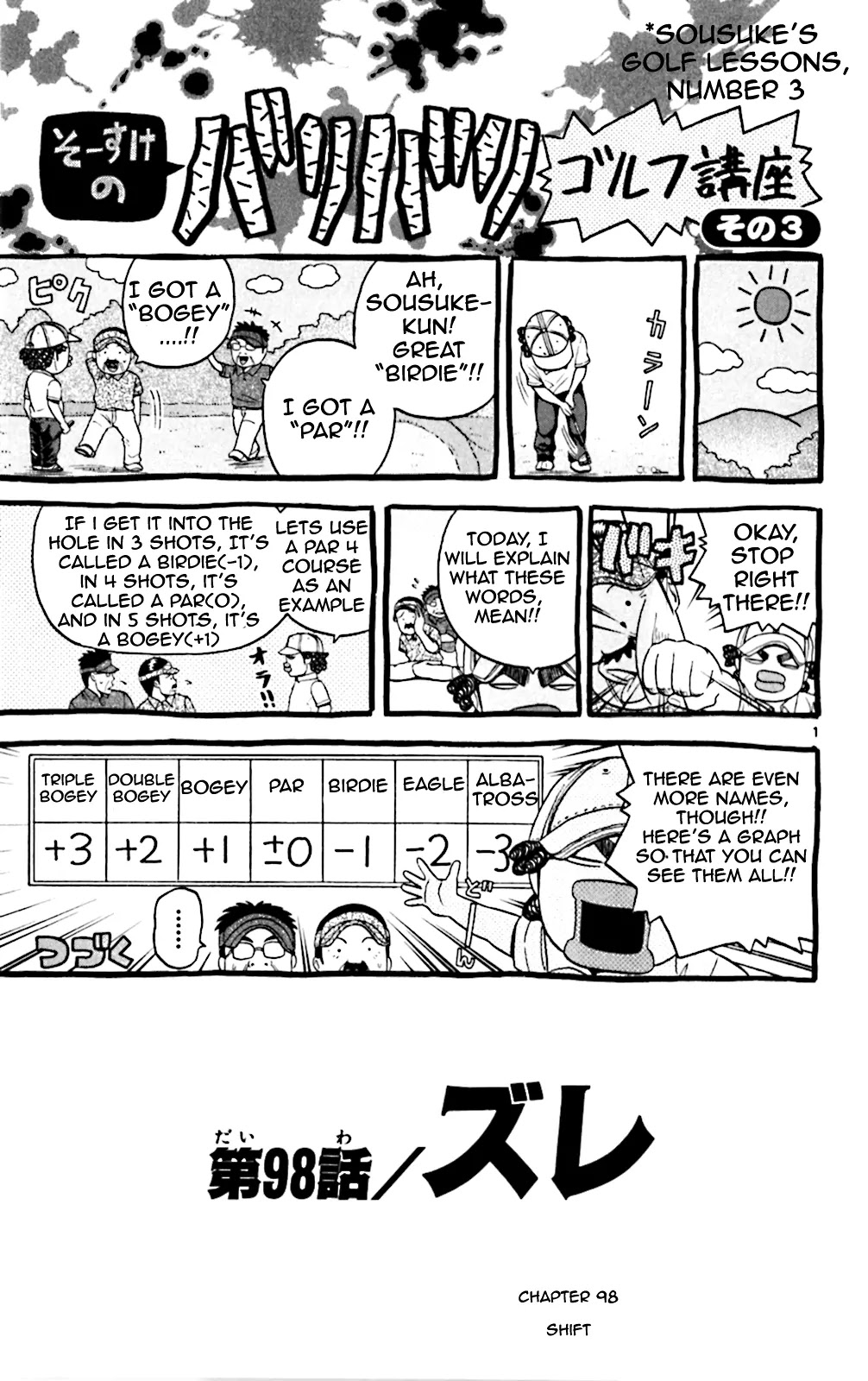 King Golf Chapter 98 page 1 - Chapter 98: Shift