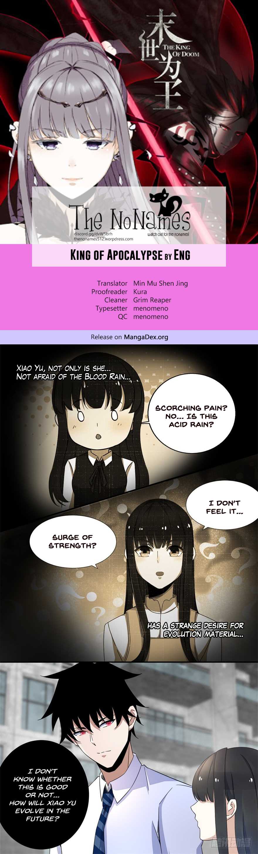King of Apocalypse Chapter 25 page 1 - Chapter 25: The Strongest