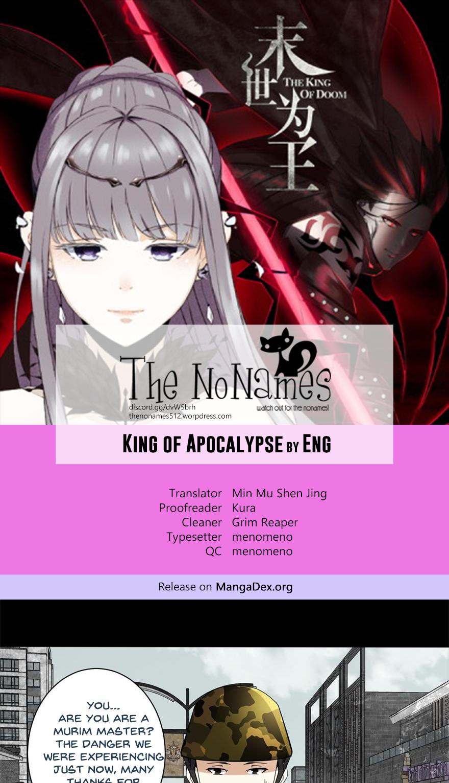 King of Apocalypse Chapter 26 page 1 - Chapter 26: Selfless Hero Lin Feng