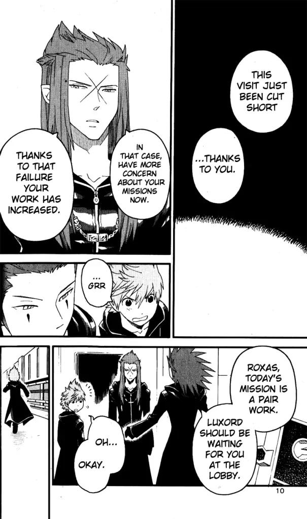 Kingdom Hearts: 358/2 Days Chapter 18 page 12 - Chapter 18: Failure