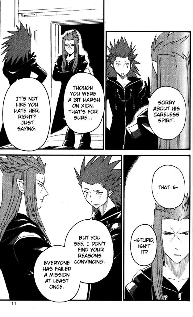 Kingdom Hearts: 358/2 Days Chapter 18 page 13 - Chapter 18: Failure