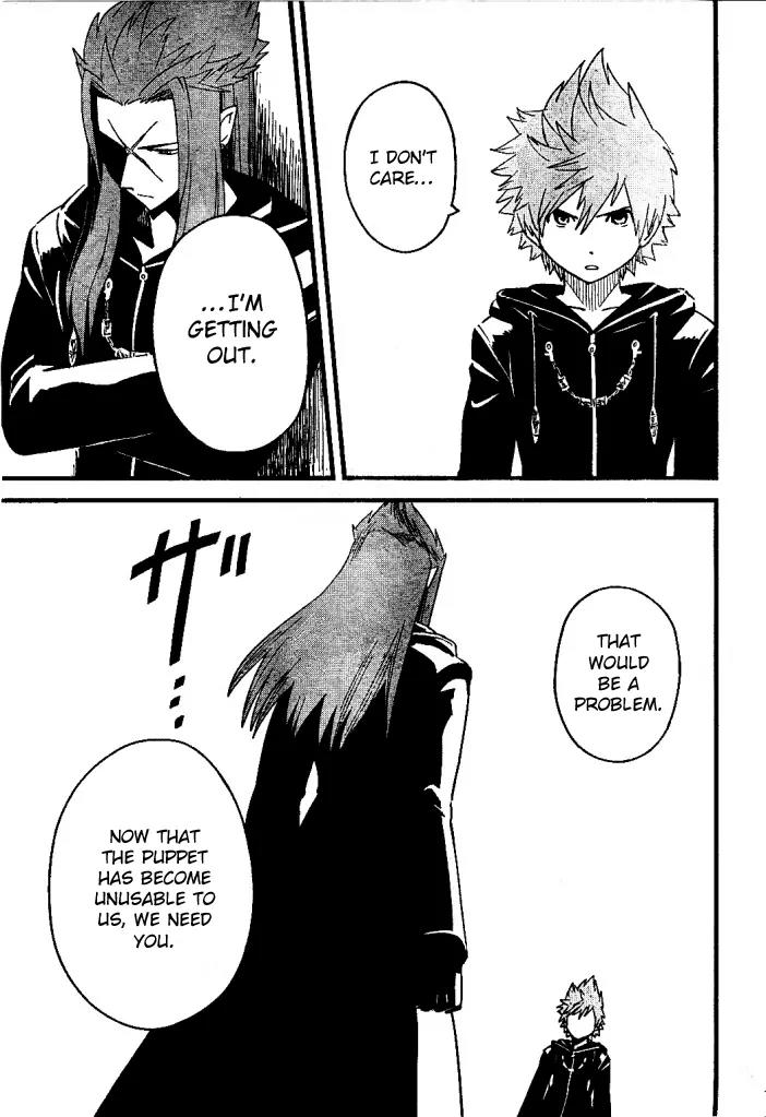 Kingdom Hearts: 358/2 Days Chapter 32 page 27 - Chapter 32: Words Which Will Never Reach You