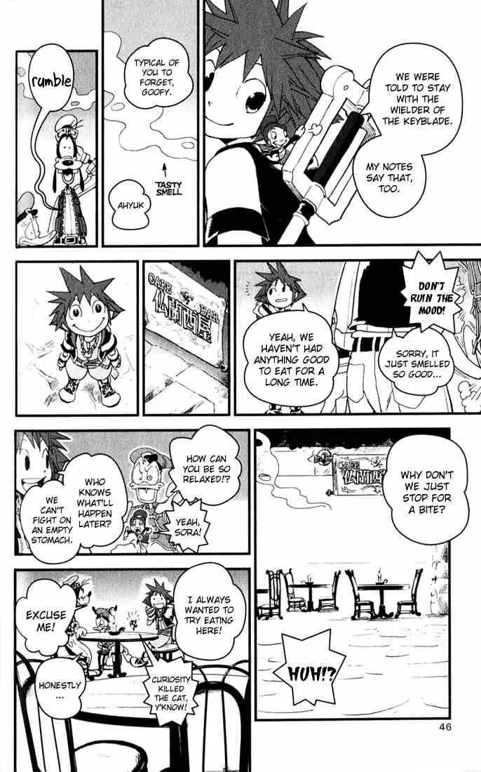 Kingdom Hearts: Chain of Memories Chapter 2 page 4 - Chapter 2: Full Stomach Plot