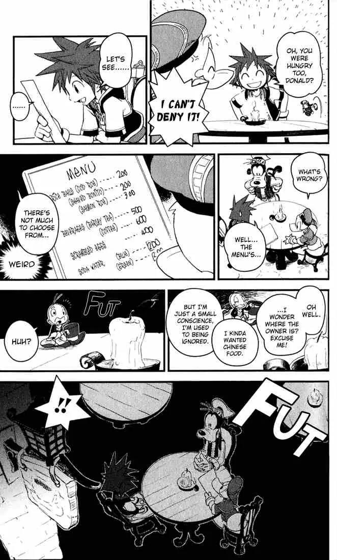 Kingdom Hearts: Chain of Memories Chapter 2 page 5 - Chapter 2: Full Stomach Plot