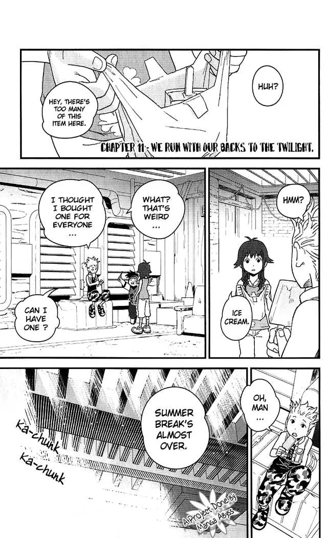 Kingdom Hearts II Chapter 11 page 1 - Chapter 11 : We Run with Our Back to Twilight