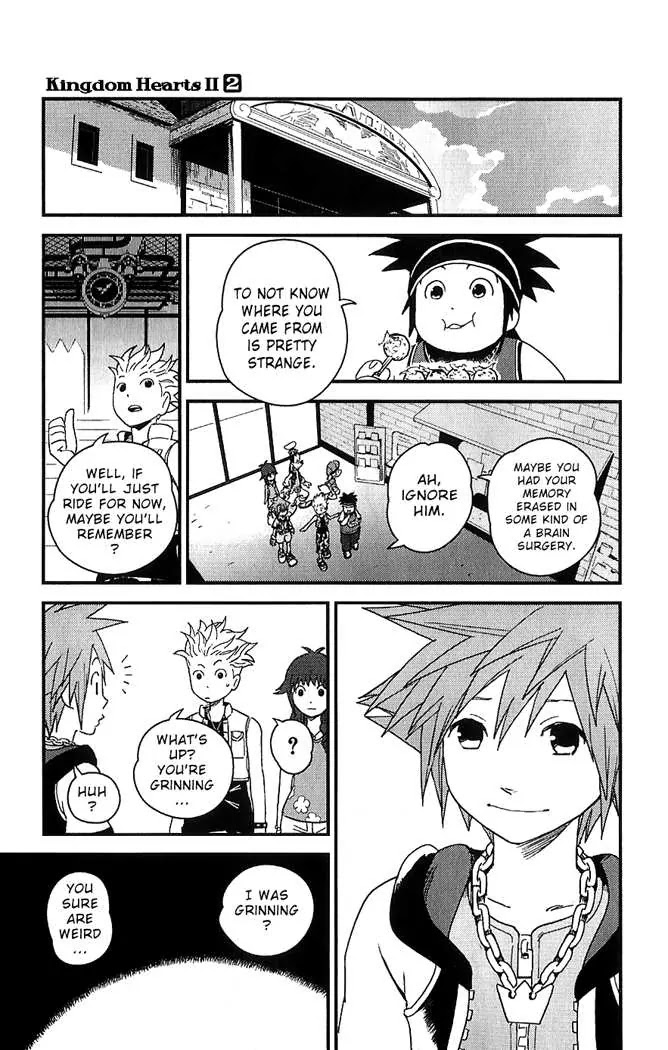 Kingdom Hearts II Chapter 11 page 19 - Chapter 11 : We Run with Our Back to Twilight