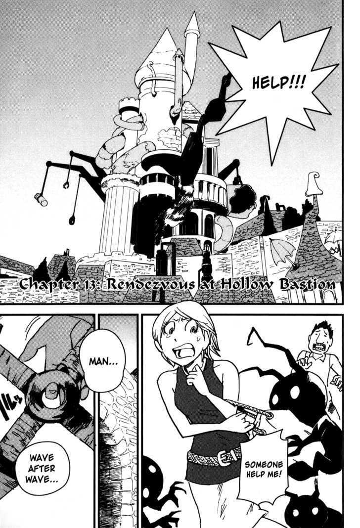 Kingdom Hearts II Chapter 13 page 1 - Chapter 13 : Rendezvous at Hollow Bastion