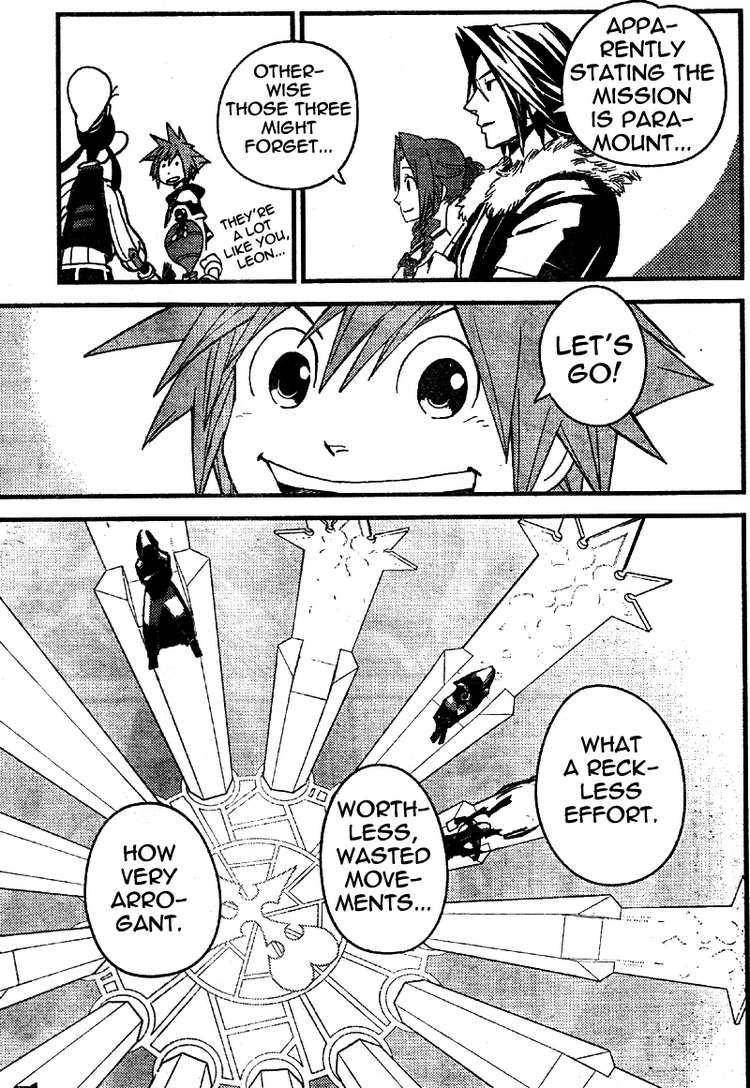 Kingdom Hearts II Chapter 14.2 page 13 - Chapter 14 v2 : The Room Where Jagged Hearts Meet