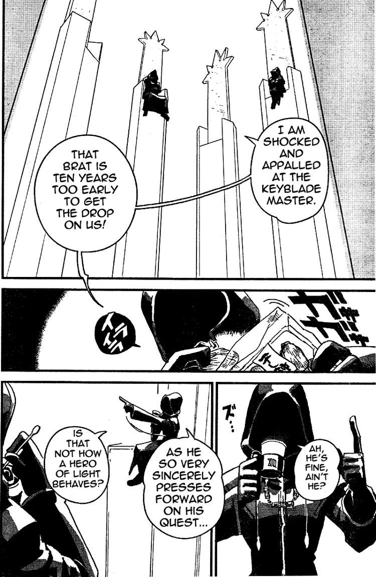 Kingdom Hearts II Chapter 14.2 page 14 - Chapter 14 v2 : The Room Where Jagged Hearts Meet