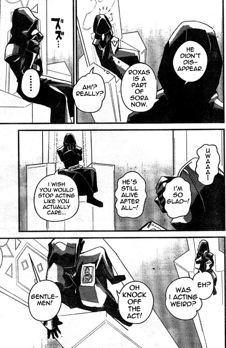 Kingdom Hearts II Chapter 14.2 page 17 - Chapter 14 v2 : The Room Where Jagged Hearts Meet
