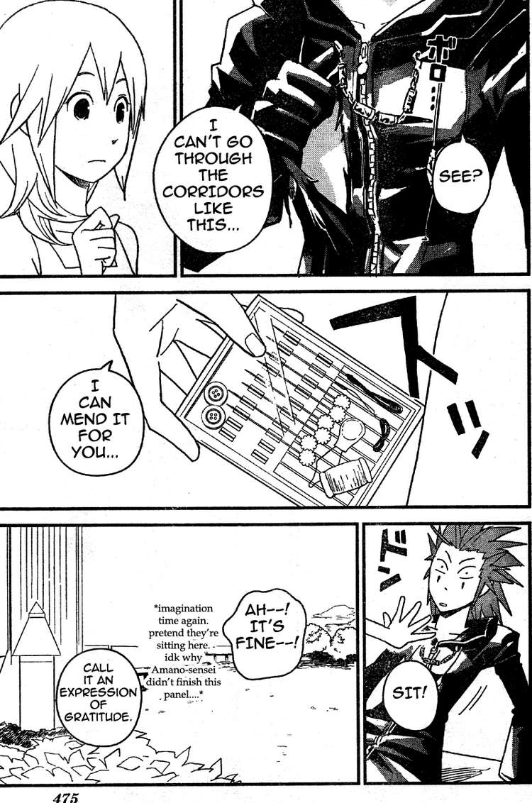 Kingdom Hearts II Chapter 14.2 page 25 - Chapter 14 v2 : The Room Where Jagged Hearts Meet