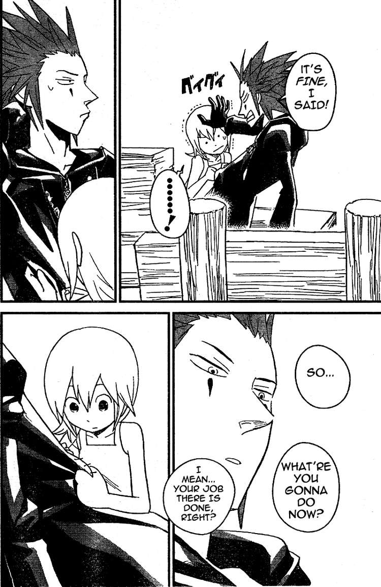Kingdom Hearts II Chapter 14.2 page 26 - Chapter 14 v2 : The Room Where Jagged Hearts Meet