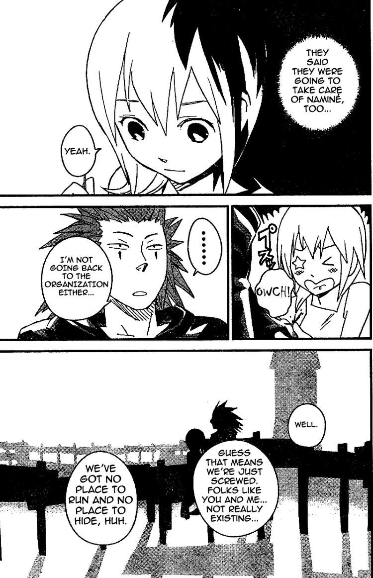 Kingdom Hearts II Chapter 14.2 page 27 - Chapter 14 v2 : The Room Where Jagged Hearts Meet