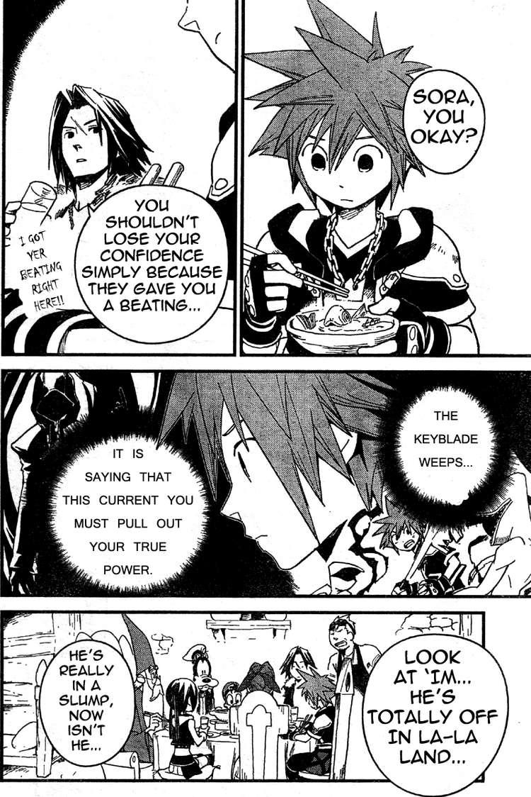 Kingdom Hearts II Chapter 14.2 page 4 - Chapter 14 v2 : The Room Where Jagged Hearts Meet