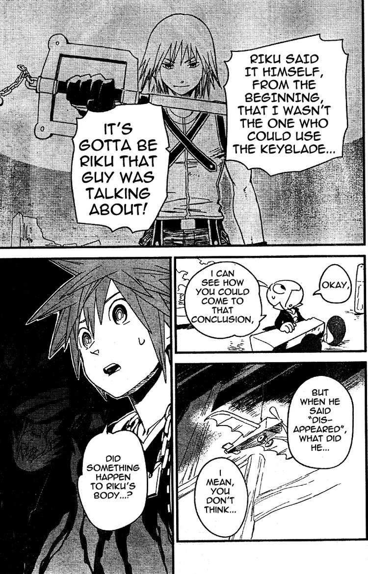 Kingdom Hearts II Chapter 14.2 page 7 - Chapter 14 v2 : The Room Where Jagged Hearts Meet