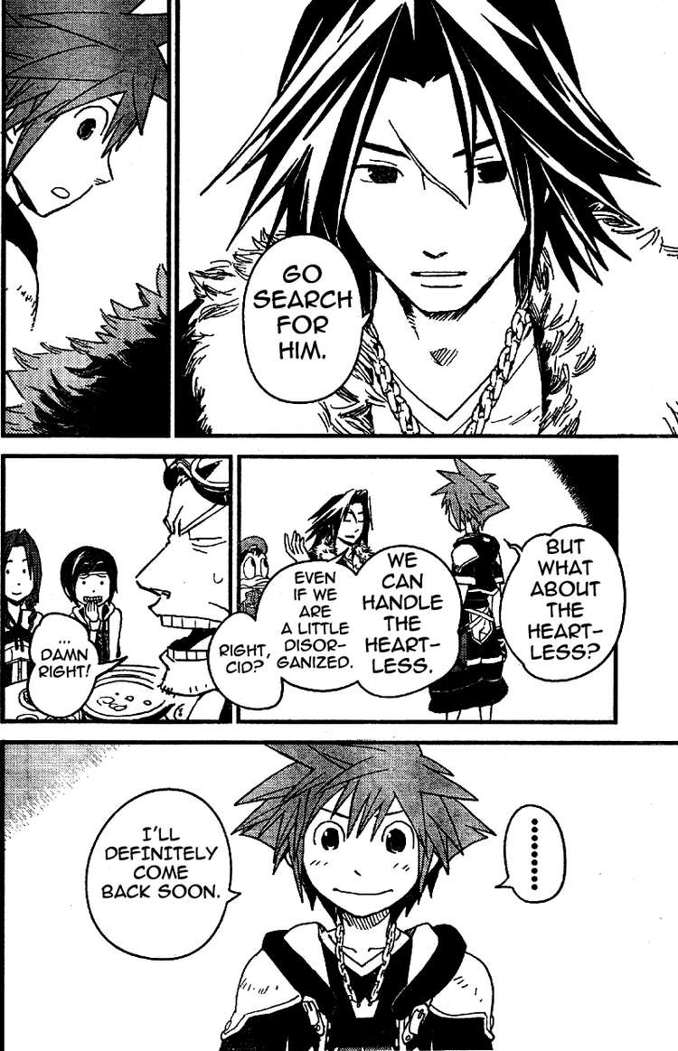 Kingdom Hearts II Chapter 14.2 page 8 - Chapter 14 v2 : The Room Where Jagged Hearts Meet