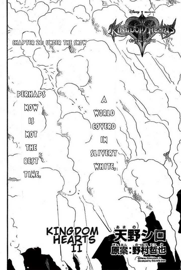 Kingdom Hearts II Chapter 21 page 2 - Chapter 21 : Under the Snow