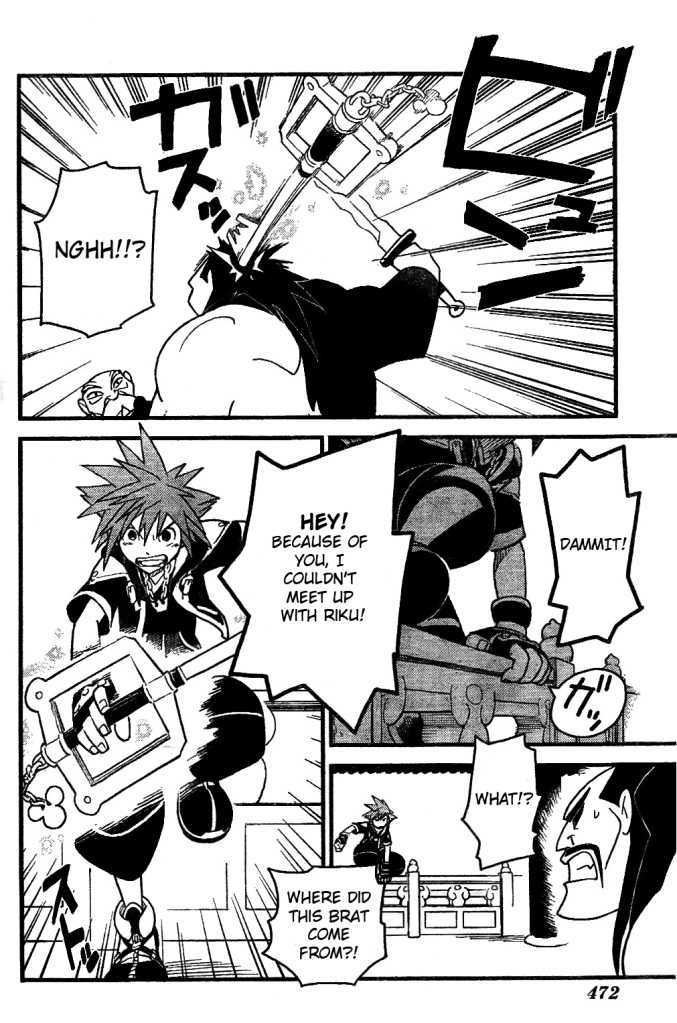 Kingdom Hearts II Chapter 22 page 10 - Chapter 22 : The 'Slightly' Bad Old Geezer