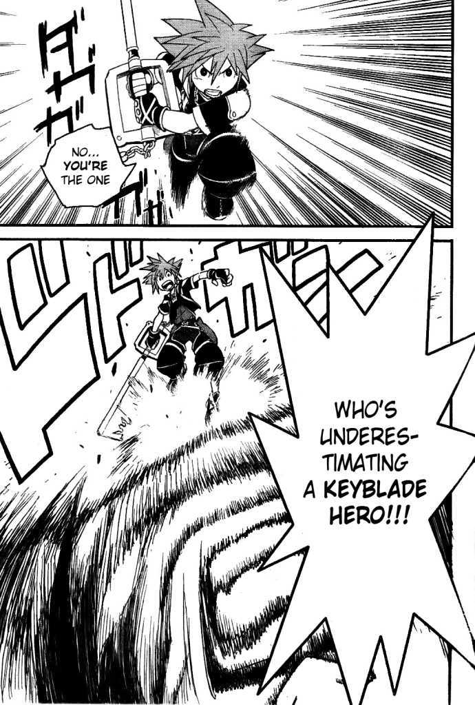 Kingdom Hearts II Chapter 22 page 13 - Chapter 22 : The 'Slightly' Bad Old Geezer