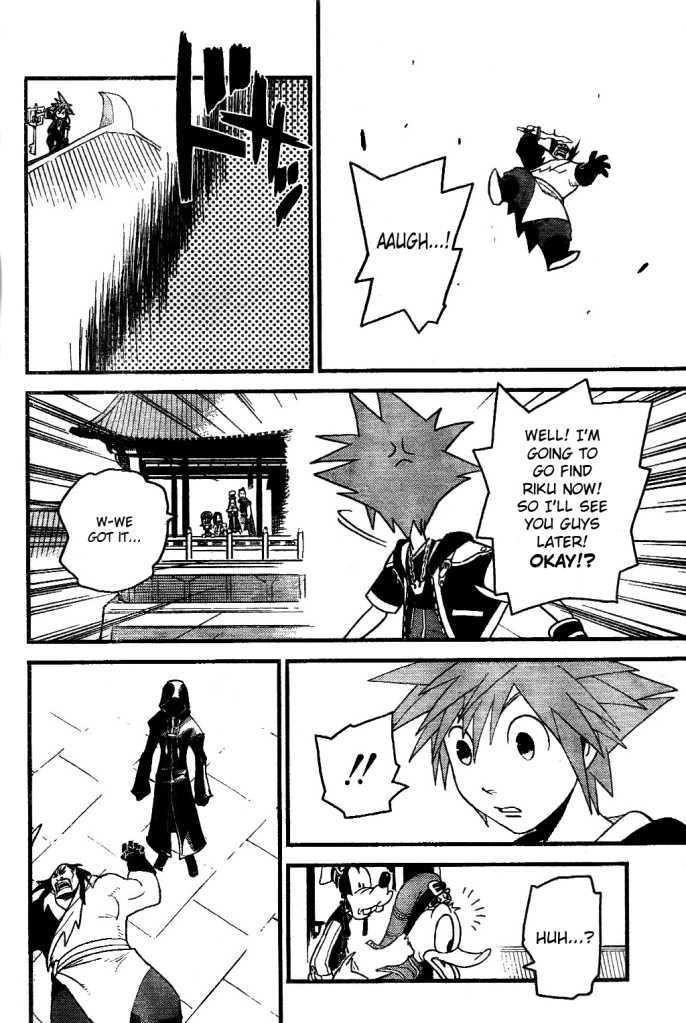 Kingdom Hearts II Chapter 22 page 14 - Chapter 22 : The 'Slightly' Bad Old Geezer
