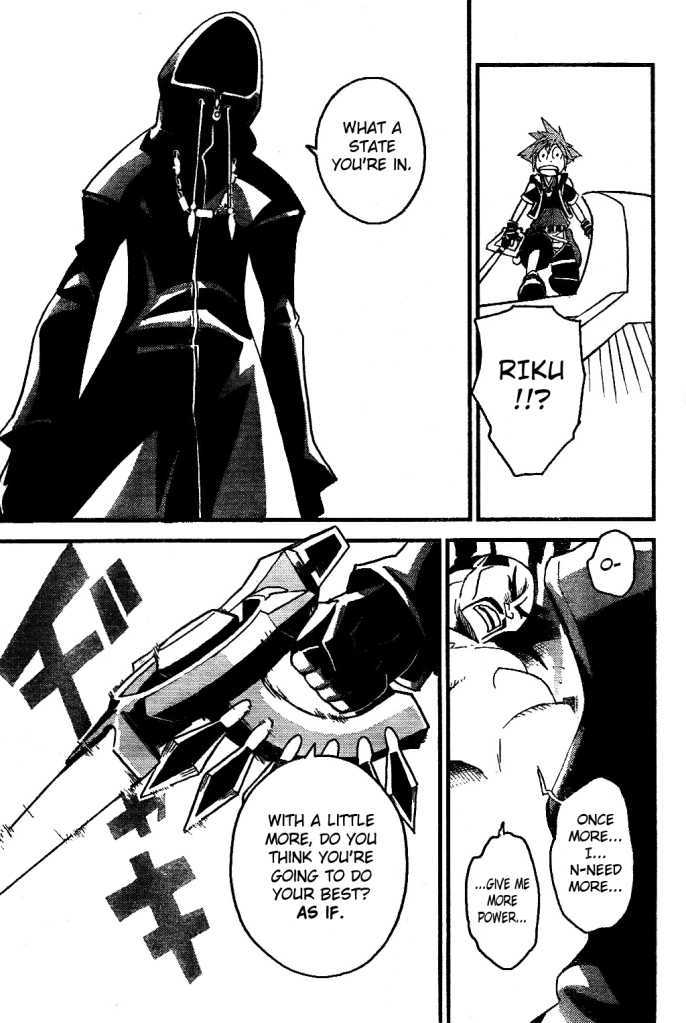 Kingdom Hearts II Chapter 22 page 15 - Chapter 22 : The 'Slightly' Bad Old Geezer