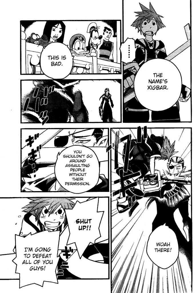 Kingdom Hearts II Chapter 22 page 17 - Chapter 22 : The 'Slightly' Bad Old Geezer