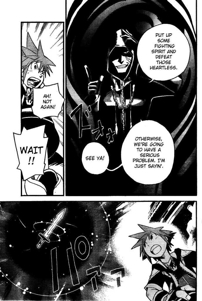 Kingdom Hearts II Chapter 22 page 19 - Chapter 22 : The 'Slightly' Bad Old Geezer
