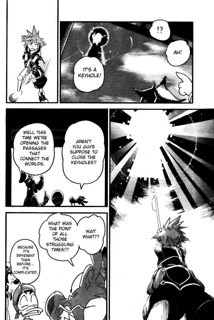 Kingdom Hearts II Chapter 22 page 20 - Chapter 22 : The 'Slightly' Bad Old Geezer