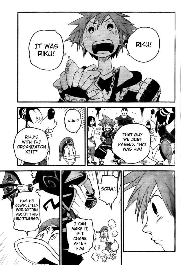 Kingdom Hearts II Chapter 22 page 3 - Chapter 22 : The 'Slightly' Bad Old Geezer