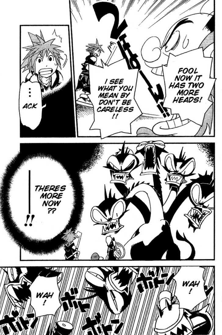 Kingdom Hearts II Chapter 23 page 17 - Chapter 23 : Being a Hero Is Tough!!