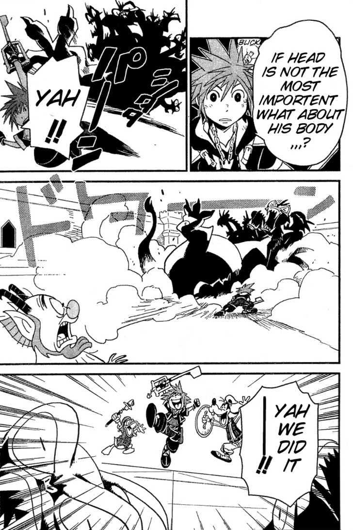 Kingdom Hearts II Chapter 23 page 19 - Chapter 23 : Being a Hero Is Tough!!